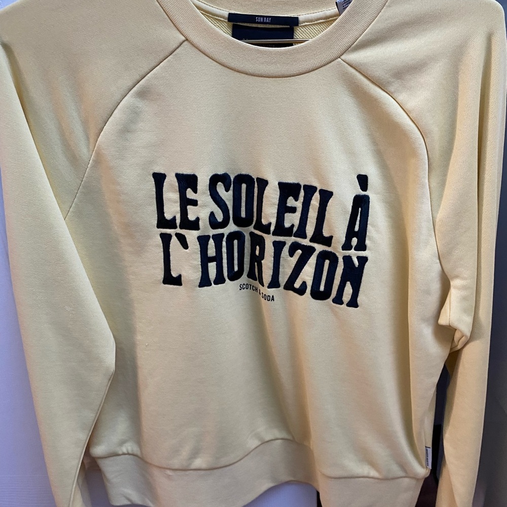 Scotch and Soda Yellow Soiel Sweatshirt